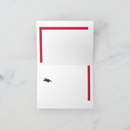 flomm MODERNE Vakantie Feestdagen Kaart (Binnen)