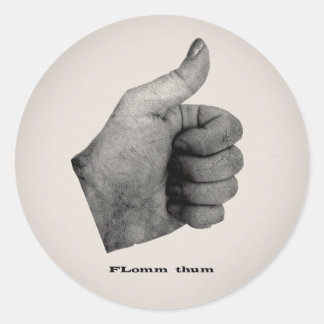 FLomm thum Ronde Sticker