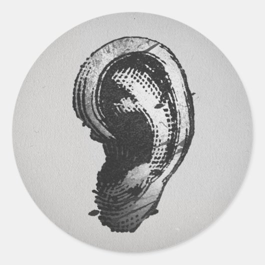 FLomm Villains: OOR! Ronde Sticker (Voorkant)