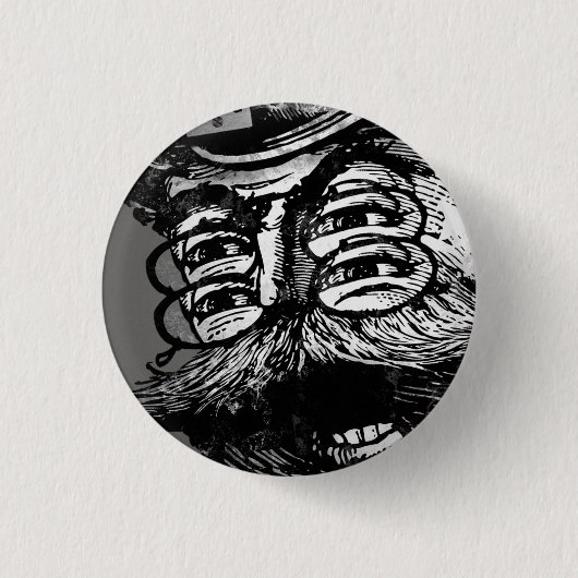 FLomm Villains: Schroef ThWINGh! Ronde Button 3,2 Cm (Voorkant)