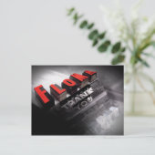 flommist BEDANKT Briefkaart (Staand voorkant)