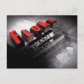 flommist BEDANKT Briefkaart (Voorkant)