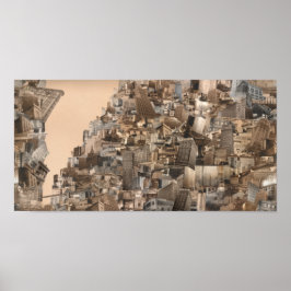 FLommist Samenstelling Nº9 "metropolis" Poster