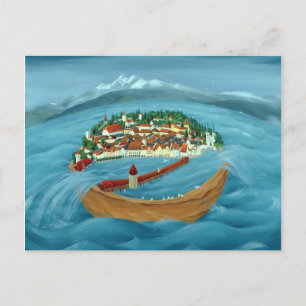 Flood 1999 briefkaart