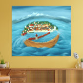 Flood 1999 canvas afdruk (Insitu (Woonkamer))