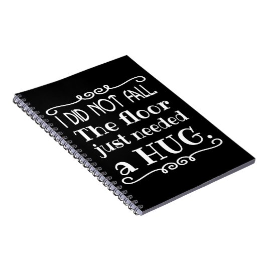 Floor Hug Funny Notitieboek (Rechterzijde)