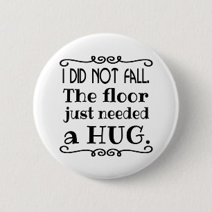 Floor Hug Funny Ronde Button 5,7 Cm