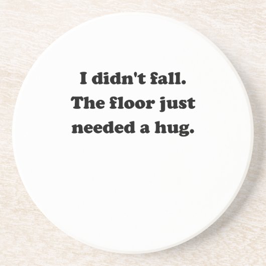 Floor Hug Zandsteen Onderzetter (Voorkant)