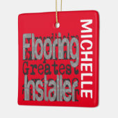 Floor Installer Extraordinaire CUSTOM Keramisch Ornament (Links)