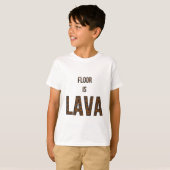 Floor is Lava - Favoriete spel T-shirt (Voorkant volledig)