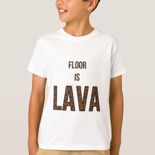 Floor is Lava - Favoriete spel T-shirt (Voorkant)