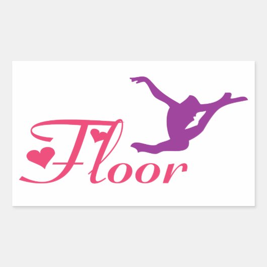 Floor Love Gymnast Sticker (Voorkant)