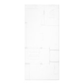 Floor Plan-rackkaart Reclamekaart (Voorkant)