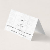 Floor Plan Visitekaartje (Achterkant)