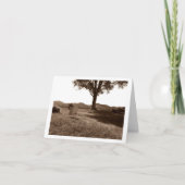 Floor Tom White Drum Blank Note Card Kaart (Voorkant)