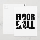 Floorball Briefkaart (Voorkant / Achterkant)