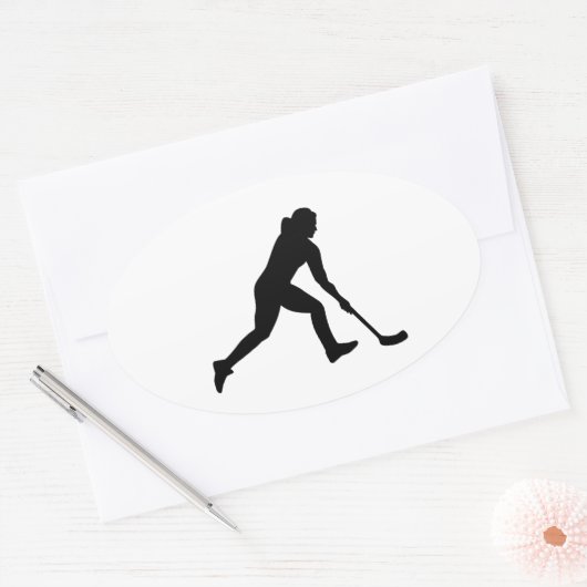 Floorball Ovale Sticker (Envelop)