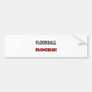 Floorball Rocks Bumpersticker