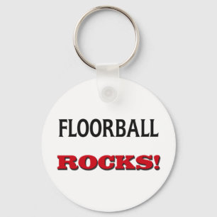 Floorball Rocks Sleutelhanger