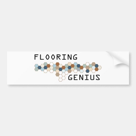Flooring Genius Bumpersticker (Voorkant)