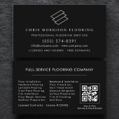 Flooring Installation QR Code Visitekaartje