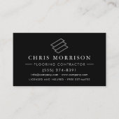 Flooring Installation Service QR Code Visitekaartje (Voorkant)