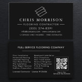 Flooring Installation Service QR Code Visitekaartje