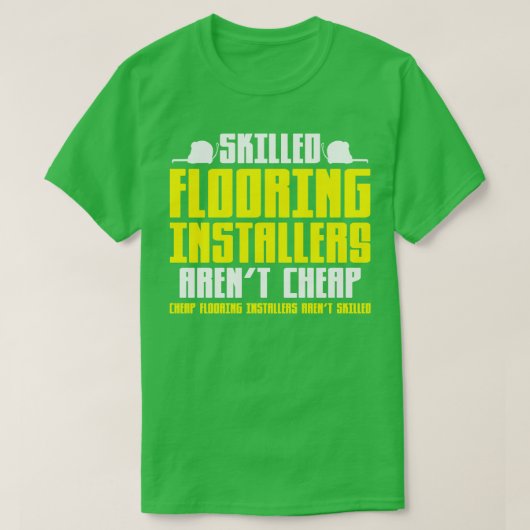 Flooring Installer T-shirt (Design voorkant)