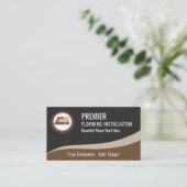 Flooring QR Code Professional  Visitekaartje (Staand voorkant)