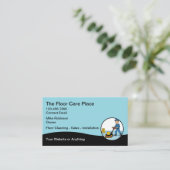 Flooring Services Business Cards Visitekaartje (Staand voorkant)