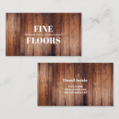 Floors Flooring Installation Company Visitekaartje (Voorkant / Achterkant)