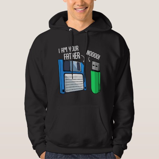 Floppy Disk Coder Computer Engineering Geek Nerd C Hoodie (Voorkant)