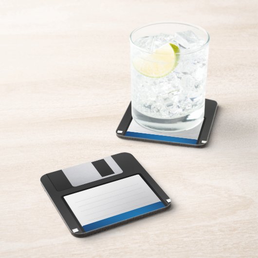 floppy disk computer cork onderzetter coole techno (Rechterzijde)