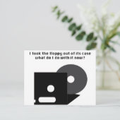 Floppy Disk Funnies Briefkaart (Staand voorkant)