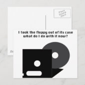 Floppy Disk Funnies Briefkaart (Voorkant / Achterkant)