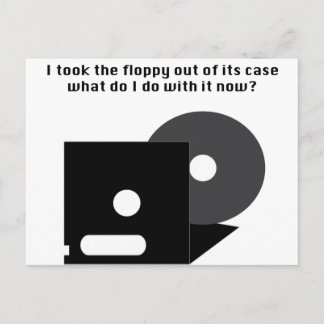 Floppy Disk Funnies Briefkaart