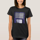 Floppy Disk Retro Funny Easy Lazy Halloween Costum T-shirt (Voorkant)