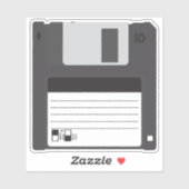 Floppy Disk Sticker (Vel)