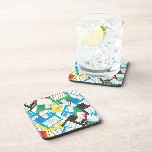 Floppy disks bier onderzetter (Rechterzijde)