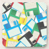 Floppy disks bier onderzetter (Voorkant)