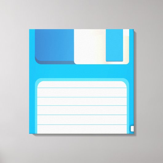 Floppy disks canvas afdruk (Voorkant)