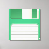 Floppy disks canvas afdruk (Voorkant)