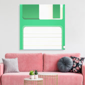 Floppy disks canvas afdruk (Insitu (Woonkamer))