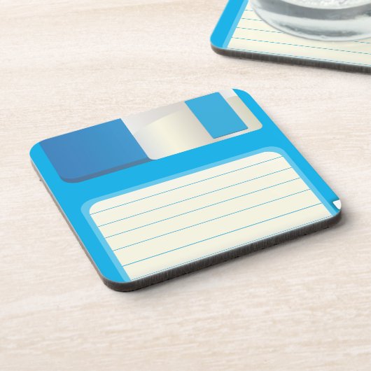Floppy disks drankjes onderzetter (Linkerzijde)