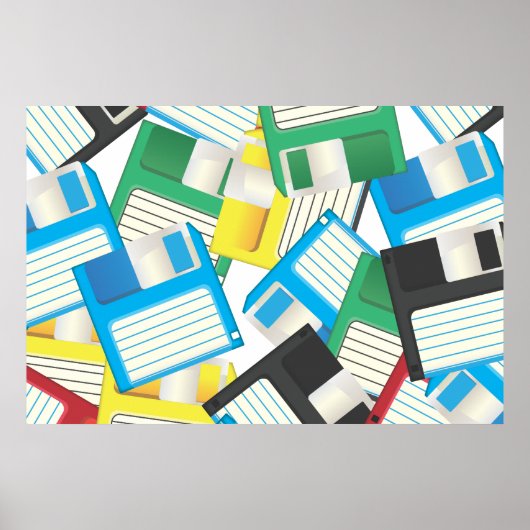 Floppy disks poster (Voorkant)