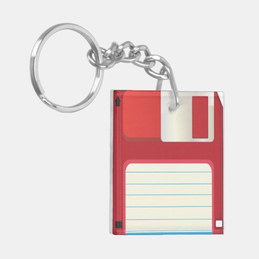 Floppy disks sleutelhanger (Voorkant Links)