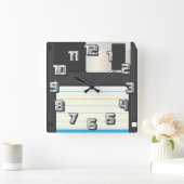 Floppy disks vierkante klok (Huis)