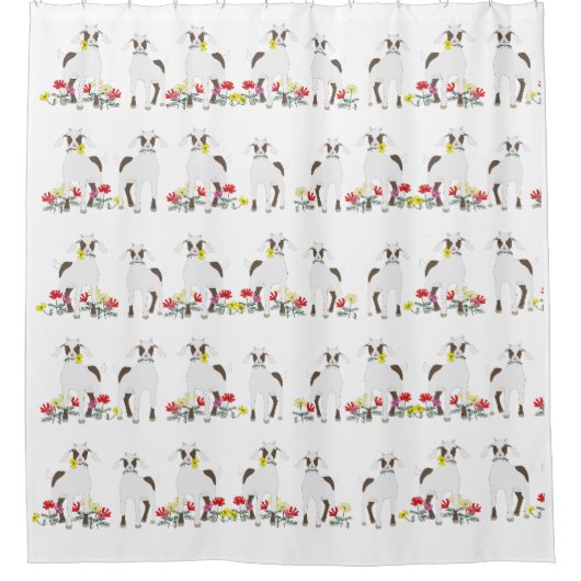 Floppy Eared Goats Douchegordijn (Voorkant)