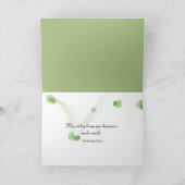 Floppy-eared konijn met een fawn kaart (Binnen)