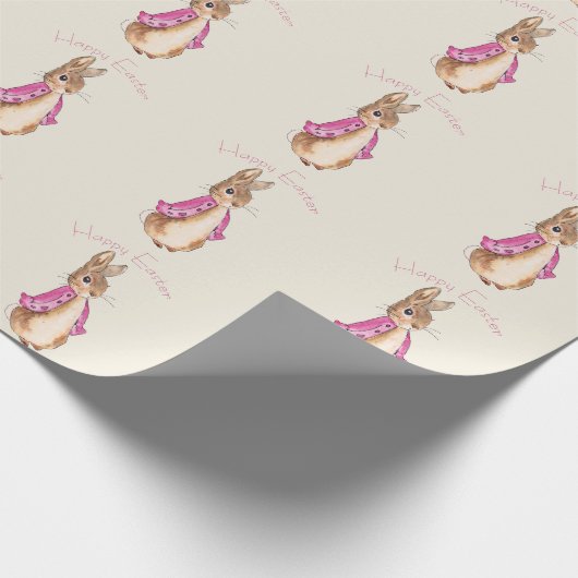 Flopsy Beatrix Potter het paashaas konijn Cadeaupapier (Hoek)